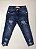 Calça Infantil Jeans Azul Marinho com Pérolas da Pituchinhus - Imagem 1