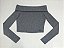 Blusa Infantil Mescla de Manga Longa estilo Cropped da Gloss - Imagem 2