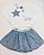 Conjunto Infantil com Saia Short de Fluffy Estrelas da Animê - Imagem 1