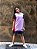 Vestido Juvenil Manga Curta Moletom Estampado da Colcci - Imagem 1