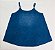 Blusa Infantil Juvenil Alça Jeans com Borbado e Brilho da Pullga - Imagem 4