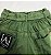 Shorts Infantil Juvenil Sarja Verde Militar Cinto da Authoria - Imagem 5