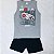 Pijama Infantil Juvenil com Regata Mescla Estampado de Video Game - Imagem 2