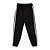 Calça Infantil Masculina Preta Moletom Felpado Escrita Lateral - Imagem 1