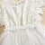 Vestido Romper Branco para Bebê - Pérolas - Imagem 3