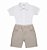Conjunto Menino para Batizado - Bermuda Bege - Imagem 5