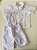 Conjunto Branco com Suspensório para Menino - Batizado - Imagem 6