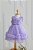 Vestido Infantil de Festa em Tule Lilás - Imagem 1