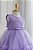 Vestido Infantil de Festa em Tule Lilás - Imagem 2