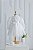 Vestido branco para Batizado manga longa com touquinha - Flor - Imagem 3