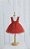 Vestido Vermelho com Laço em cetim e Tule - Imagem 2