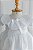 Vestido para batizado com bordado e renda renascença - FLORA - Imagem 7