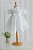 Vestido para batizado com bordado e renda renascença - FLORA - Imagem 9