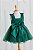 Vestido Verde com Laço em cetim e Tule - Imagem 4