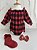 Romper Xadrez Vermelho - Imagem 5