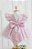 Vestido Infantil de festa Luxo curto- cor de rosa - Imagem 4