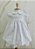 Vestido branco bordado com pérolas - batizado - Imagem 3