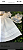 Vestido de batismo busto renascença - Mel - Imagem 4