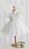 Vestido Luxo Branco Bebê com Flores - Imagem 1