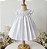 Vestido Branco Casinha de Abelha com Bordados - Imagem 1