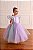 Vestido Luxo Jardim Encantado Lilás Infantil - Imagem 3
