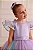 Vestido Luxo Jardim Encantado Lilás Infantil - Imagem 5