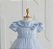 Vestido Azul Gola Boneca Festa Infantil - Imagem 2