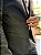 Blazer  Slim Fit Sport Fino Casual Resinado Preto Bolso Embutido - Imagem 3