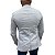 Blazer Slim Fit Sport Fino Casual Linho Cinza Claro - Imagem 2
