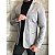 Blazer Masculino Casual Slim Fit Sarja Cinza Grafite - Imagem 2