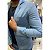Blazer Slim Fit Sport Fino Casual Sarja Azul Claro - Imagem 3