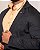 Blazer Masculino Casual Slim Fit Sarja Preto Bolso Embutido - Imagem 4