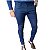 Calca Alfaiataria Skinny Azul Marinho Zip Off - Imagem 2