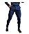 Calca Alfaiataria Skinny Azul Marinho Zip Off - Imagem 3