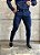 Calca Alfaiataria Skinny Azul Marinho Zip Off - Imagem 1