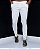 Calca Alfaiataria Skinny Off White Linho Zip Off - Imagem 3
