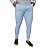 Calca Alfaiataria Skinny Azul Claro Zip Off - Imagem 1