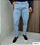 Calca Alfaiataria Skinny Azul Medio Zip Off - Imagem 1