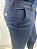 Calca Alfaiataria Skinny Azul Detalhe Zip Off - Imagem 3