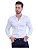 Camisa Slim Fit Longa Acetinada Branco - Imagem 3