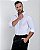 Camisa Slim Fit Longa Acetinada Branco - Imagem 1