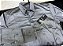 Camisa Slim Fit Longa Acetinada Cinza Grafite - Imagem 2