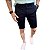 Bermuda Alfaiataria Zip Off Preto - Imagem 2
