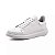 Tenis Couro Masculino Mcqueen Branco Solado Costurado Cadarço - Imagem 2
