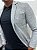 Blazer Slim Fit Sport Fino Casual Linho Cinza Mescla - Imagem 3