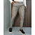 Calca Alfaiataria Skinny Caqui  Linho Zip Off - Imagem 2