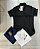 Camisa Slim Fit Curta Acetinada  Branco - Imagem 2