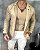 Blazer Slim Fit Extreme Power Bege Per Pochi - Imagem 1