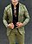 Blazer Slim Fit Extreme Power Militar Per Pochi - Imagem 5