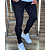 Calça Masculina City Denim Skinny Preta Destroyd - Imagem 1